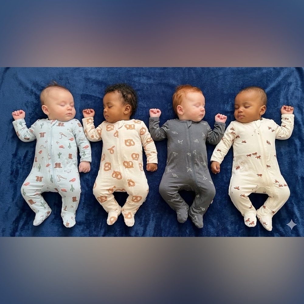 Cozy Kids One Piece Pajamas - Bundle 4 pices